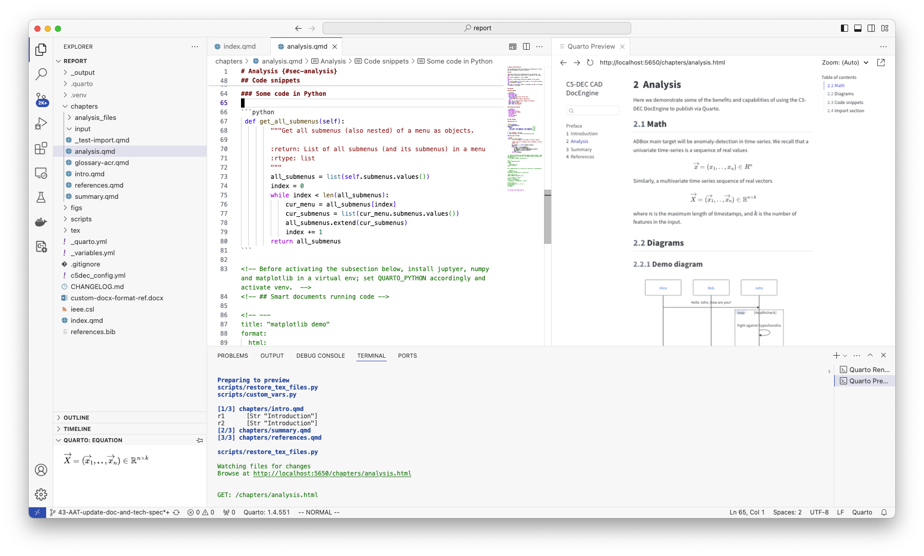 DocEngine rendered report output