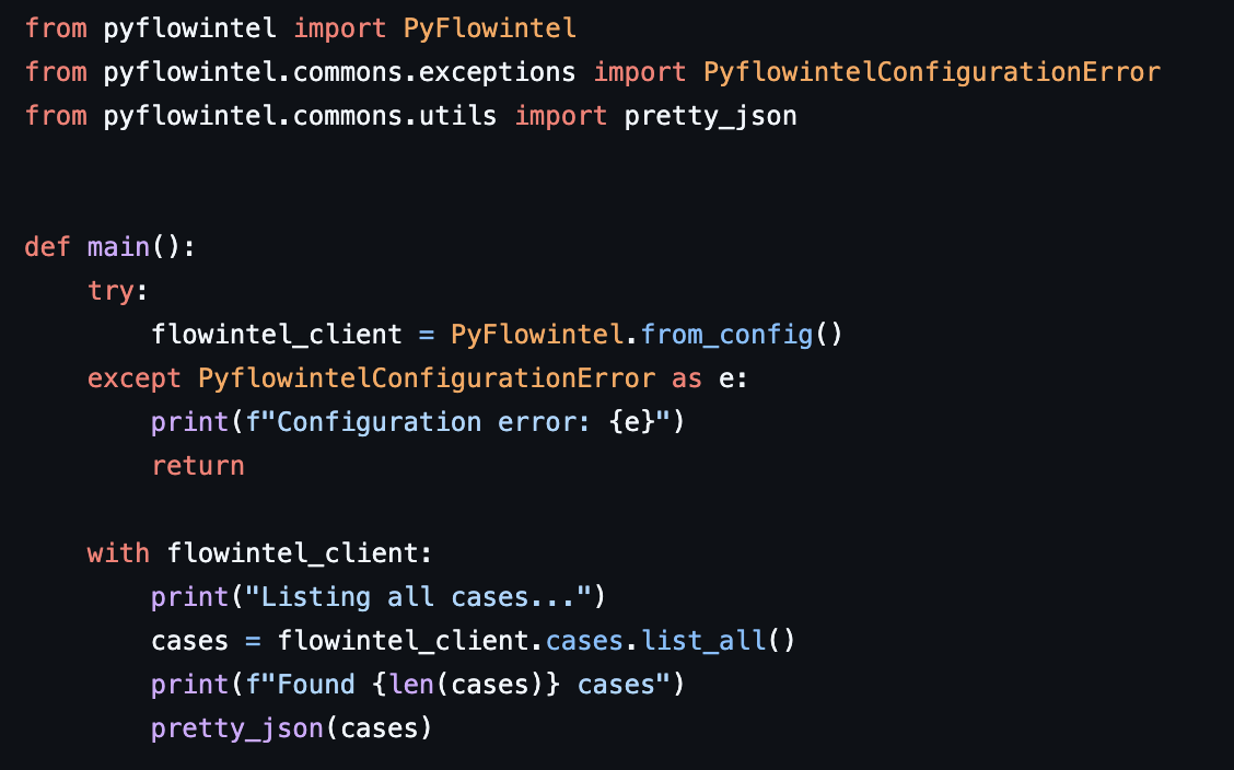 PyFlowintel library for interacting with Flowintel